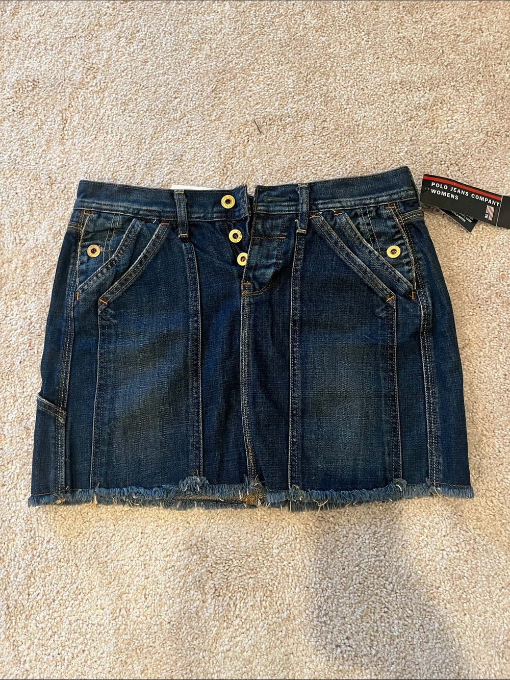 Polo Ralph Lauren Vintage Denim Mini Skirt | Women’s Size 4 | NWT